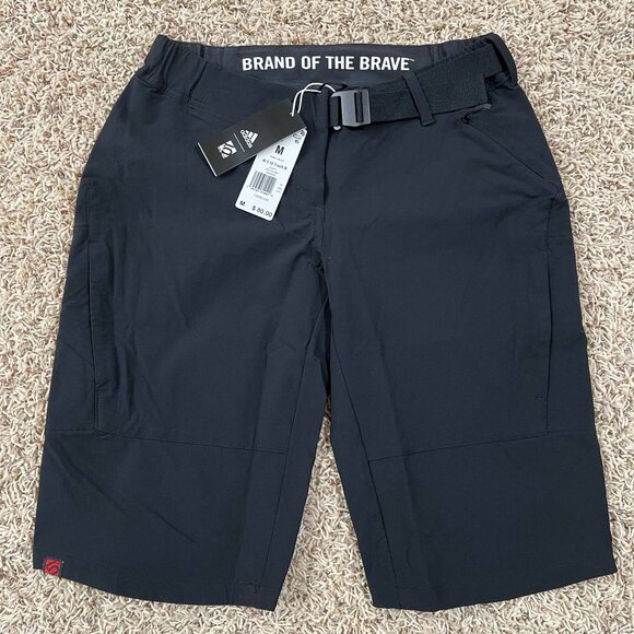 Adidas Five Ten Women’s Trailx Cycling Bike Shorts Black, Size Medium (New) - Picture 1 of 16